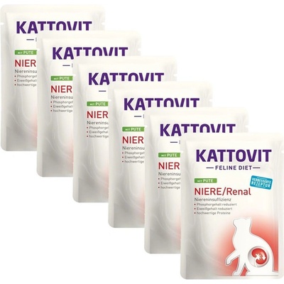 Kattovit Niere / Renal ledviny s krůtím masem 6 x 85 g