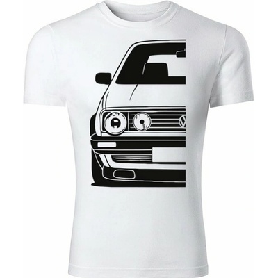 Tričko Volkswagen Golf Mk2 dámske tričko Kráľovská Modrá Biela
