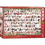 EUROGRAPHICS - Puzzle Holiday dogs - 1 000 piese