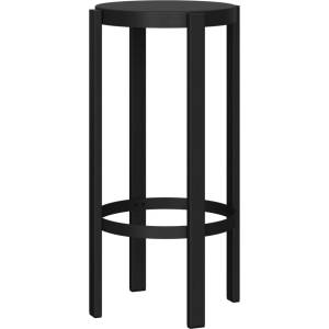 noo. ma Черен стоманен бар стол (височина на седалката 75 cm) Doon - noo. ma (FUR3104.75)