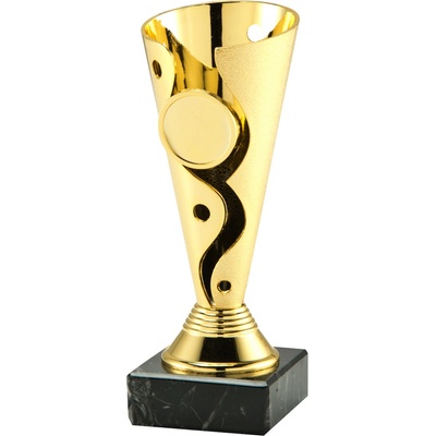 Zlatý sportovní pohár 15 19 cm 19 cm Zlatá