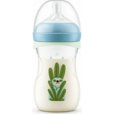 Philips Avent Nočná fľaša natural response glow 260 ml