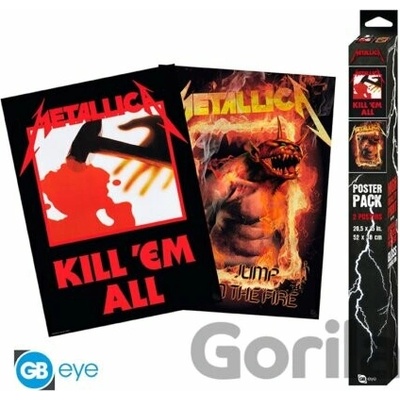 ABYstyle Metallica Set plagátov Kill´Em All/Fire Guy 2 ks