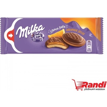 Milka Бисквити Milka choco jaffa портокал 147гр