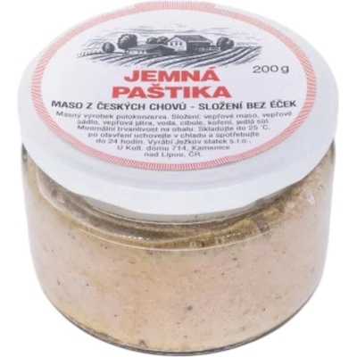 Ježkův statek Jemná játrová paštika 200 g