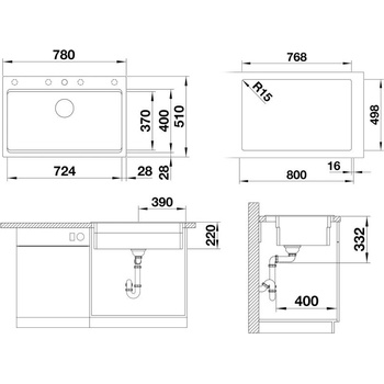 Image 1 of BLANCO ETAGON 8 (525196)