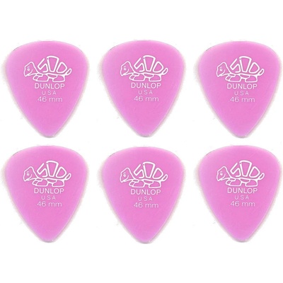 Dunlop 41R 0.46 Delrin 500 Standard 6 Перце за китара (41R46-6PACK-SET)