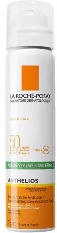 La Roche-Posay Слънцезащитен лек спрей мист срещу лъщене , La Roche Posay Anthelios Anti Brillance Ultra Mist SPF50 75ml