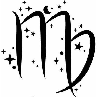 DEKOR SYMBOL ZNAMENÍ ZVĚROKRUHU PANNA VIRGO 01