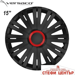 Versaco Тасове за джанти 15'' Versaco Activ RR Black (56028) - steficenter