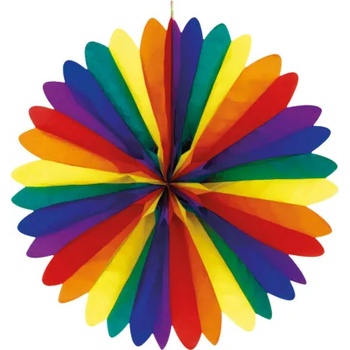 Image 1 of Amscan Висяща хартиена декорация - Дъга 50 см