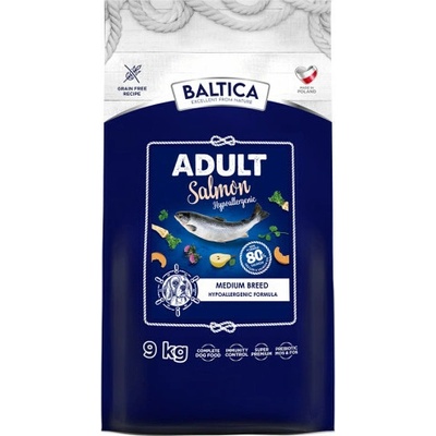 Baltica Excellent Adult Hypoallergenic M Salmon 9 kg