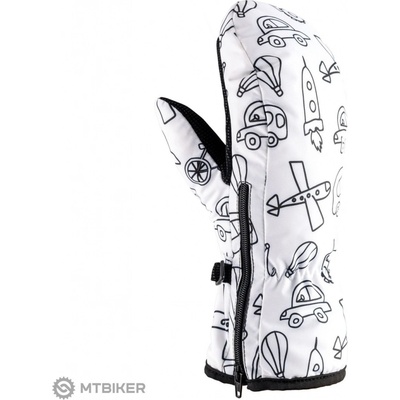 Viking Motiv detské rukavice white car