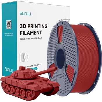 Sunlu PLA филамент Sunlu High Speed PLA+, 1.75 mm, 1.0 kg, Red