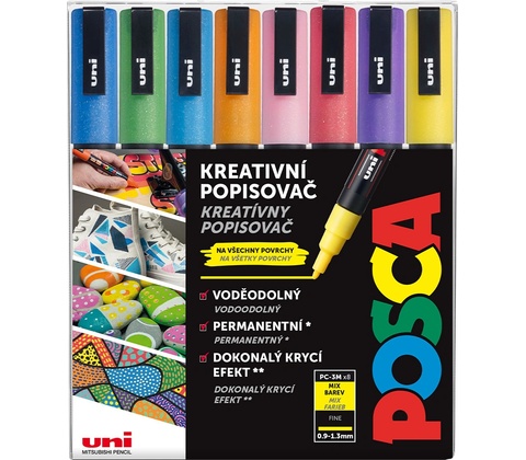 Posca PC-3M 8 ks