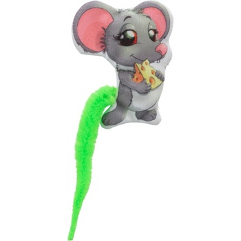 Trixie Myška emotivní s catnipem a barevným ocáskem 7,5 cm