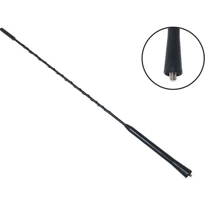 Anténny prút čierny 40 cm, závit M5