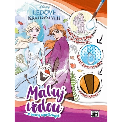 Jiri Models Maluj vodou Frozen 2 omalovánky – Zboží Dáma
