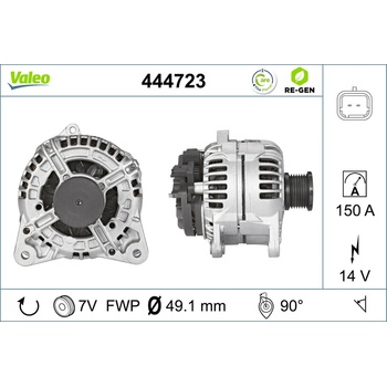 Alternátor VALEO 444723
