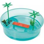 GEORPLAST Терариум, пластмасов, оборудван - объл 26х7, 5 см, georplast Италия - 10622