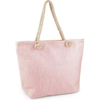 Prima-obchod Letní taška 52x38 cm růžová sv.