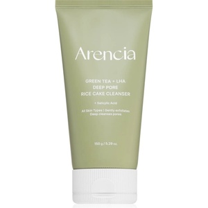 Arencia Green Tea + LHA Deep Pore Rice Cake Cleanser дълбоко почистващ гел с регенериращ ефект 150 гр