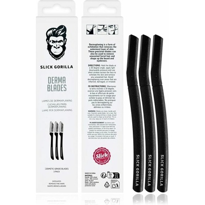 Slick Gorilla Jednorázové holicí čepelky Derma Blades 3 ks