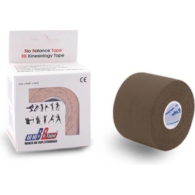 BB Tape Kineziologický tejp khaki 5 m x 5 cm