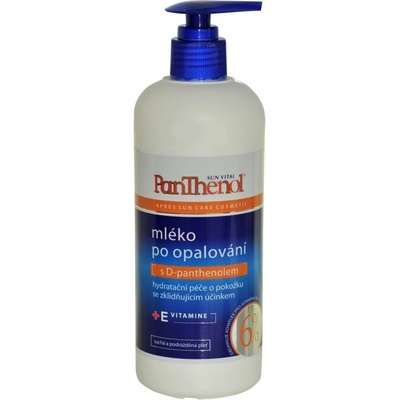 SunVital Panthenol mléko po opalování s D - panthenolem 6% 400 ml