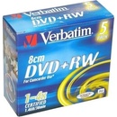 Verbatim DVD+RW DataLife PLUS 8cm Mini 1,4GB 4x, jewel box 5ks (43565)