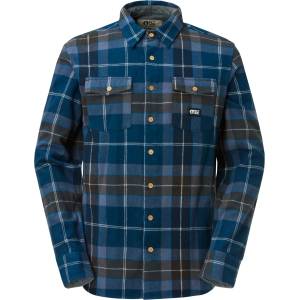Picture Мъжка риза с копчета Picture Hillsboro Shirt - Dress Blues (033-3327-0213)