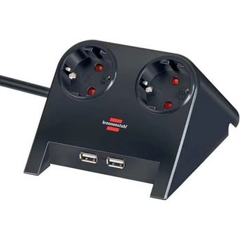 brennenstuhl Desktop-Power 2 Plug + 2 USB 1,8 m (1153500222)