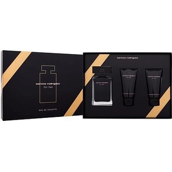 Narciso Rodriguez For Her EDT 50 ml + telové mlieko 50 ml + sprchový gél 50 ml darčeková sada