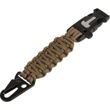 Prívesok na kľúče Paracord taktická Survival Coyote Brown