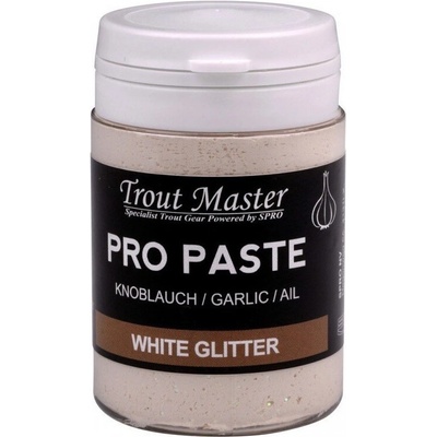 Trout Master Těsto na pstruhy Pro Paste 60g Fish White Glitter