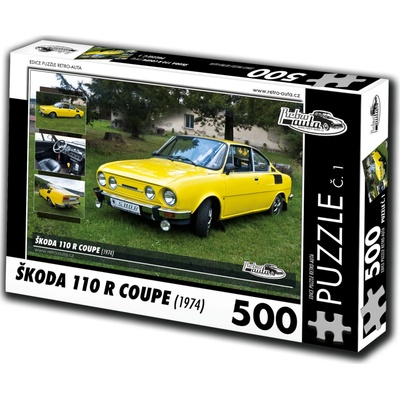 Retro-auta č. 1 Škoda 110 R Coupe 1974 500 dielov