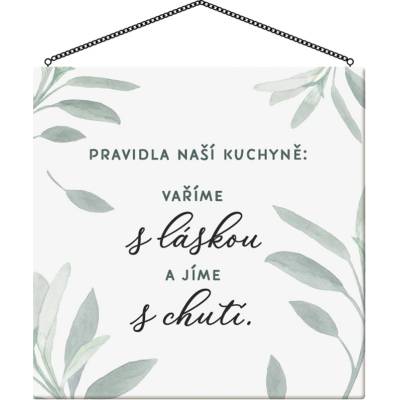 Cedulka - Pravidla naší kuchyně