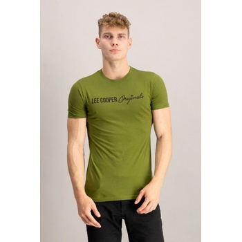 Lee Cooper pánské tričko kaki