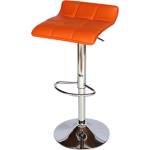 Bogdan Furniture Am Бар стол Калипсо -5 кожа-оранжева