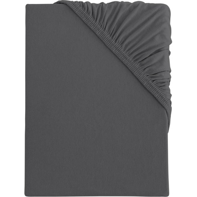 Looks by Wolfgang Joop Bi-elastické žerzejové prostěradlo šedá 180-200x200