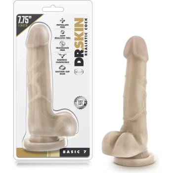 Image 1 of Пенис дилдо с тестиси и вакуум основа, 19, 6см. - Mr. Skin Realistic Cock Basic (BLUSH00448)