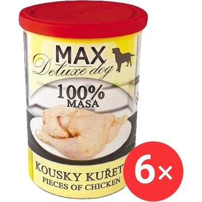Sokol Falco Max Deluxe Dog Adult kúsky kurčaťa 6 x 400 g