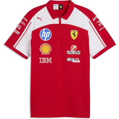 PUMA Puma Scuderia Ferrari F1 Replica Polo Unisex - Puma Red