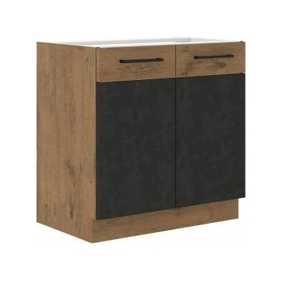 BigBuy Home Шкаф за мивка Сив 80 x 82 cm