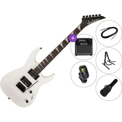 Jackson JS22 DKA Dinky AH SET 2 Snow White Електрическа китара
