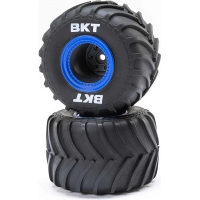 Losi Загубено колело с гума MT, син badlock(2): Mini LMT