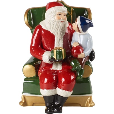 Christmas Toys Santa v kresle s hracím mechanizmom 15 x 10 cm Villeroy & Boch