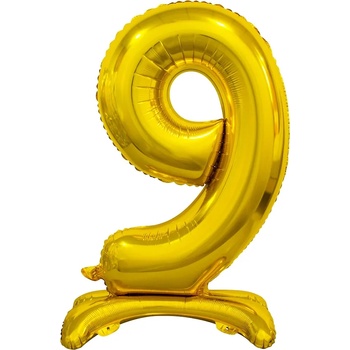 Godan Свободностоящ балон от фолио 9 златист 74см