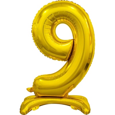 Godan Свободностоящ балон от фолио 9 златист 74см