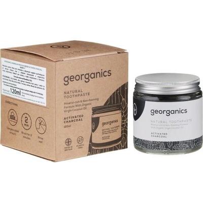 Georganics Natural s aktívnym čierným uhlím 120 ml
